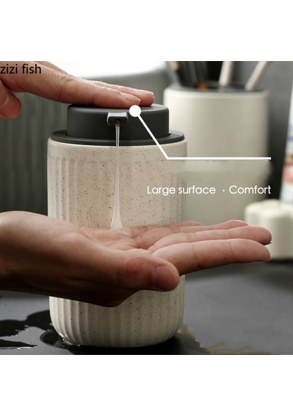 Turuncu Tarzı Seramik Losyon Şişesi Banyo Malzemeleri El Dezenfektanı Şişesi Losyon Kabı Banyo Aksesuarları Şişeleri Dağıtmak Için Basın (Yurt Dışından) indirimleri