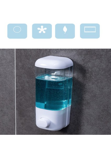 Tek Stil Sıvı Sabunluk Banyo Duvara Monte Duş Şampuan Şişesi Losyon Kabı Tutucu Gözenek Deliği Olmadan Ücretsiz Şeffaf (Yurt Dışından) indirimleri