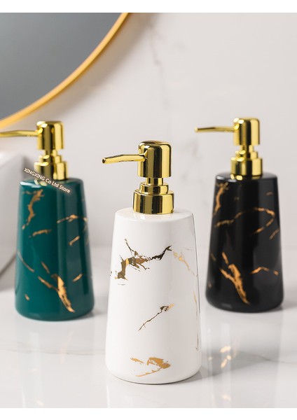 1 ADET-YEŞIL-300ML Tarzı 300 ml Iskandinav Seramik Losyon Şişesi El Temizleyici Şampuan Vücut Yıkama Pres Şişesi Seramik Losyon Sabunluk Banyo Malzemeleri (Yurt Dışından) modelleri
