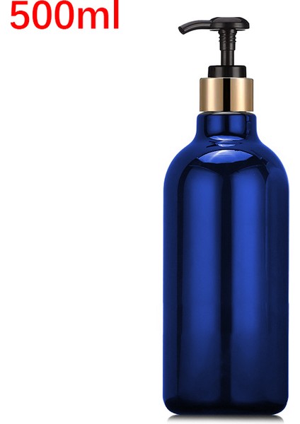 G Tarzı 500 ml Sabunluk Şişe Banyo Şampuanı Altın Pompa Şişe Mutfak Bulaşık Sabunu Depolama Büyük Kapasiteli Duş Jeli Boş Şişe (Yurt Dışından)