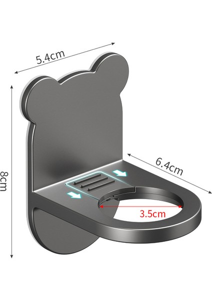 Gri Tarzı 2 Adet Evrensel Duş Jeli Şişe Rafı Ayarlanabilir Şampuan Şişe Tutucu El Sabunu Dağıtıcı Kanca Duvara Monte Ücretsiz Delme (Yurt Dışından)