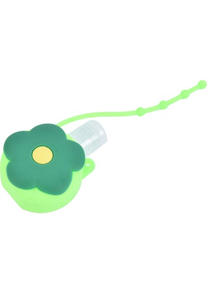 Beyaz Stil Komik Sevimli Silikon Mini El Temizleyici Tutucu 1 Adet Seyahat Taşınabilir Güvenli Jel Tutucu Asılabilir Sıvı Sabunluk Kapları (Yurt Dışından)