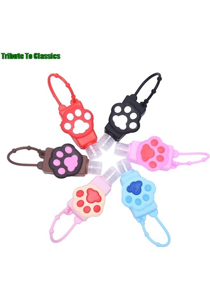 Beyaz Stil Komik Sevimli Silikon Mini El Temizleyici Tutucu 1 Adet Seyahat Taşınabilir Güvenli Jel Tutucu Asılabilir Sıvı Sabunluk Kapları (Yurt Dışından) fırsatları