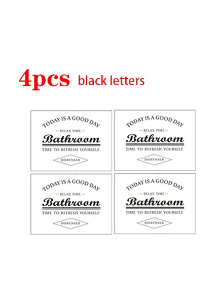N Tarzı Banyo Dağıtıcı Etiket Seti Şişe Etiket Şampuan Vücut Yıkama Etiketleri Sabun Şişesi Kozmetik Şişe Çıkarılabilir Su Geçirmez Etiket (Yurt Dışından)