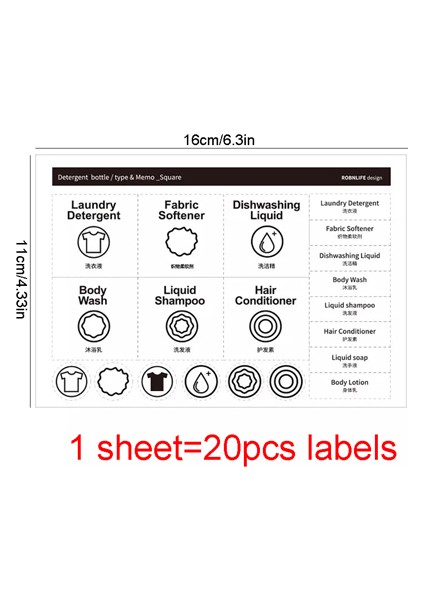Fildişi Tarzı 600 ml Banyo Büyük Kapasiteli Çamaşır Deterjanı Şişesi Ev Doldurulabilir Temizlik Maddesi ile Dolu Çamaşır Deterjanı Şişesi (Yurt Dışından)