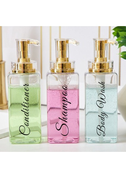 500ML-C Tarzı ml Büyük Kapasiteli Sabunluk Şişe Su Geçirmez Etiketler ile Banyo Duş Sabun Şişeleri Losyon Vücut Yıkama Şampuanı Için (Yurt Dışından) modelleri