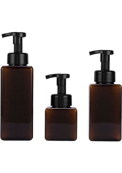 Kahverengi Tarzı 250 ml Doldurulabilir Köpük Sabunluk Şişesi Mutfak Bulaşık Deterjanı Şişesi El Yıkama Sabunu Dispenseri Losyon Saklama Kabı (Yurt Dışından)