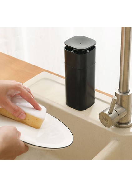Siyah Stil Sabunluk Banyo Lavabo Tezgah Mutfak Presleme El Yıkama Sabunu Saklama Kabı Kozmetik Şampuan Şişesi (Yurt Dışından) indirimleri
