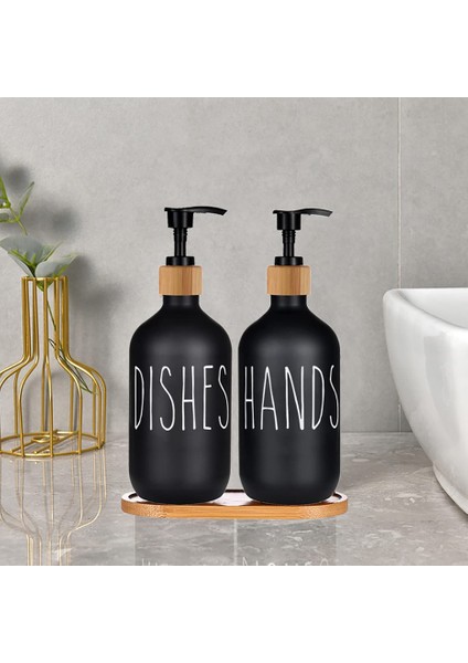 Net Stil Et Sabunluk El Sabunu ve Bulaşık Sabunu Dispenseri Doldurulabilir Lavabo Dispenseri Su Geçirmez Yazı Tipi Mutfak Aksesuarları 500 ml (Yurt Dışından) modelleri