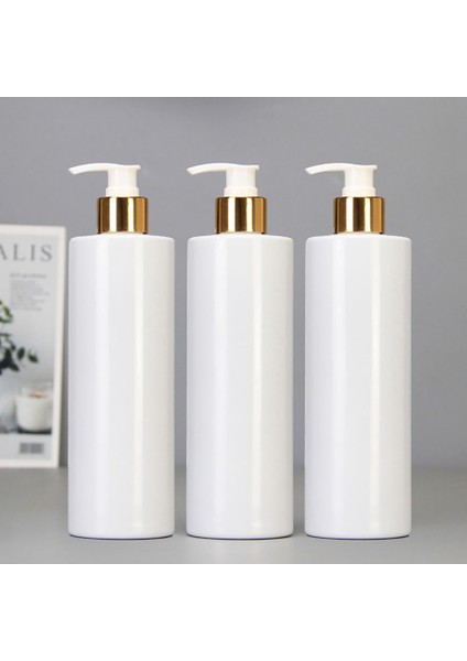 F Tarzı Pompa Şişesi Şeffaf Sabunluk Doldurulabilir Banyo Şampuanı Saç Kremi Vücut Yıkama Su Geçirmez Etiketli Alt Şişeleme (Yurt Dışından) indirimleri