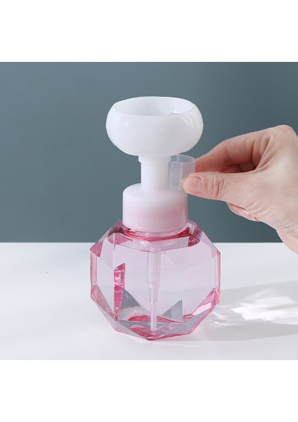 Yeşil Tarzı Çiçek Şekli Köpük Köpük Pompası Sabunluk Şişeleri Pompa Boş Duş Jeli El Pompası Doldurulabilir Sabun Şişeleri 300 ml (Yurt Dışından) fırsatları