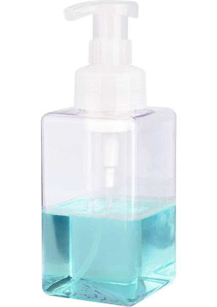 Net Stil 650ML Amber Köpük Sabunluk Doldurulabilir Pompa Şişesi Sıvı Şampuan Vücut Yıkama Pompası Losyon Köpük Şişeleri Saç Kremi Dağıtıcı (Yurt Dışından)