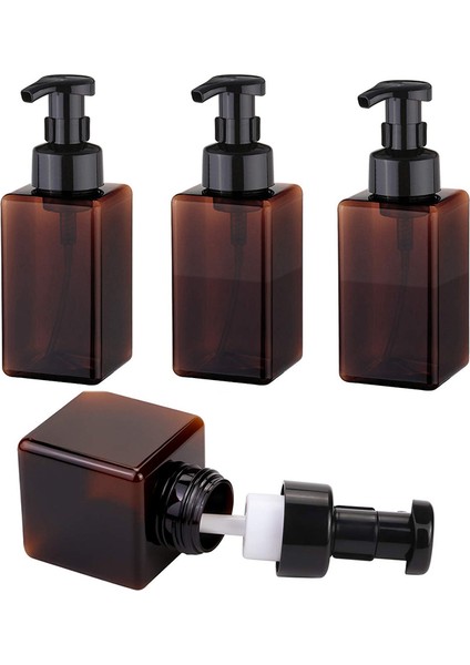 Net Stil 650ML Amber Köpük Sabunluk Doldurulabilir Pompa Şişesi Sıvı Şampuan Vücut Yıkama Pompası Losyon Köpük Şişeleri Saç Kremi Dağıtıcı (Yurt Dışından) fiyatları