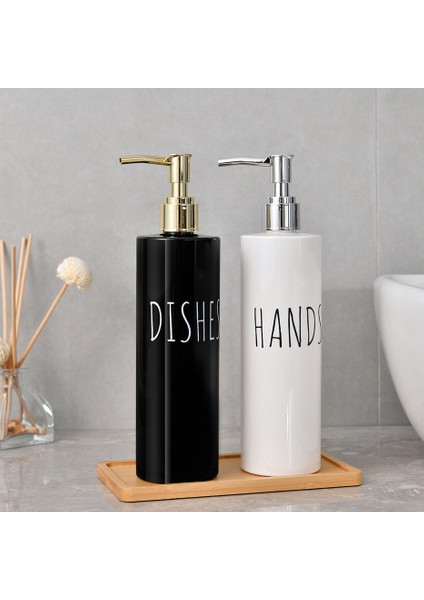 Altın Tarzı Mutfak Sabunluk Beyaz Bulaşık Sabunu Dispenseri ve El Sabunu Banyo Doldurulabilir Şampuan Duş Jeli Şişe Mesa Süsleme Bott (Yurt Dışından) indirimleri