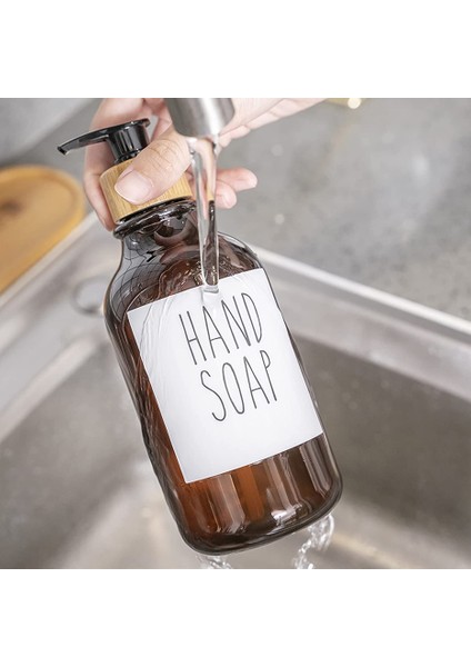 C Tarzı 500 ml Banyo Sabunluk Şişe Şampuan Losyon Vücut Yıkama Kabı Su Geçirmez Etiket Doldurulabilir Plastik Boş Şişe (Yurt Dışından) modelleri