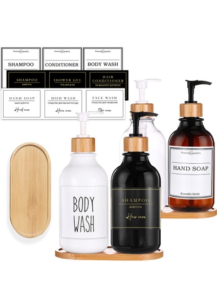 C Tarzı 500 ml Banyo Sabunluk Şişe Şampuan Losyon Vücut Yıkama Kabı Su Geçirmez Etiket Doldurulabilir Plastik Boş Şişe (Yurt Dışından) fırsatları