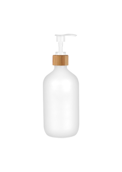 Mavi Stil 500 ml Banyo Mat Siyah El Sabunu Şişesi Mutfak Sabunluk Bulaşık Sabunu Şişesi Doldurulabilir Şişe Ev Dekorasyon (Yurt Dışından)