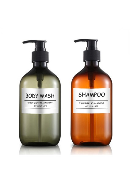 Bordo Tarzı ml Sabunluk Şişesi Itme Tipi Banyo Şampuanı Duş Jeli Şişesi Doldurulabilir Losyon Sıvı Saklama Kabı (Yurt Dışından) fırsatları