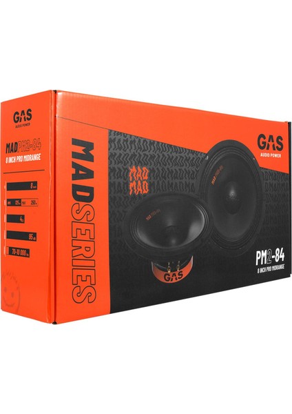 Tempovendo Pm2-84 | Gas Mad Serisi 20 cm Midrange indirimleri