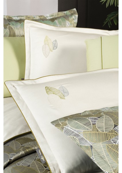 Ulrika Gri Çift Kişilik %100 Pamuk Nevresim Takımı ve Yatak Örtüsü Seti indirimleri