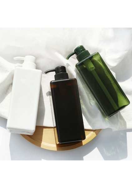 Yeşil Stil 450ML Seyahat Şişeleri Sıvı Doldurulabilir Sabunluk Şişesi Çoklu Kapasiteler Boş Pres Tipi Şampuan Vücut Yıkama Losyonu Şişesi Ba (Yurt Dışından) modelleri