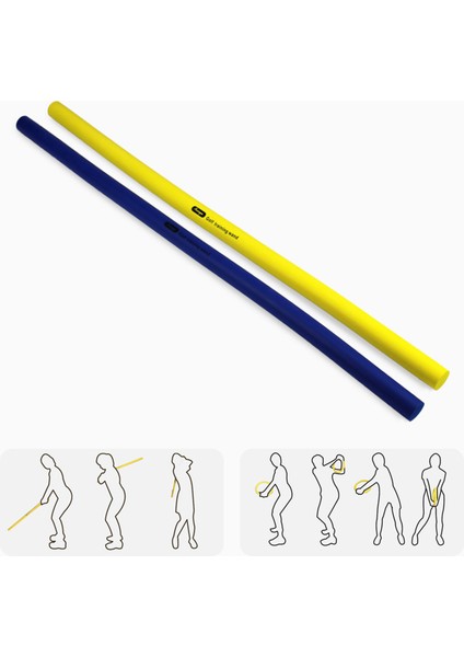 Sarı Stil Ttygj Kapalı Solf Golf Çok Fonksiyonlu Salıncak Yardımı Golf Güç Sopa Salıncak Eğitmeni Yumuşak Baton Eğitim Güç Kırbaç Köpük Salıncak Sopa (Yurt Dışından) fırsatları