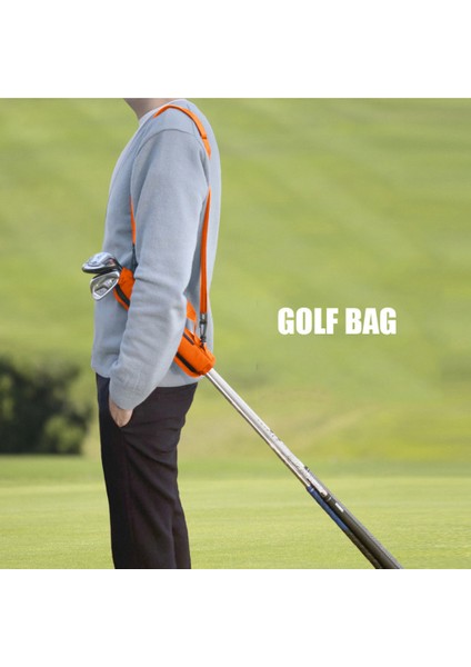 Siyah Stil Mini Taşınabilir Naylon Golf Kulübü Taşıma Çantası Taşıma Sürüş Aralığı Seyahat Çantası Ayarlanabilir Omuz Askıları (Yurt Dışından) fırsatları