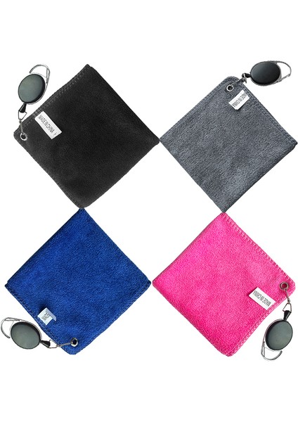 Bir Stil * 25 cm Siyah % 88% Pamuk Golf Havlusu Kulüp Havlusu Kare Havlu, Golfçü Için Çekmesi Kolay Halat Kancası Mikrofiber Çift Taraflı Kadife (Yurt Dışından) fiyatları