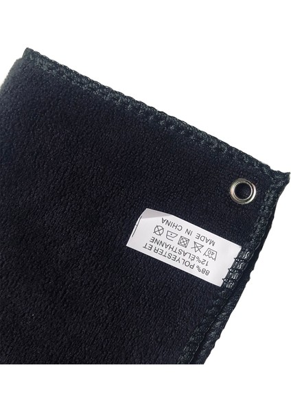 Bir Stil * 25 cm Siyah % 88% Pamuk Golf Havlusu Kulüp Havlusu Kare Havlu, Golfçü Için Çekmesi Kolay Halat Kancası Mikrofiber Çift Taraflı Kadife (Yurt Dışından) modelleri
