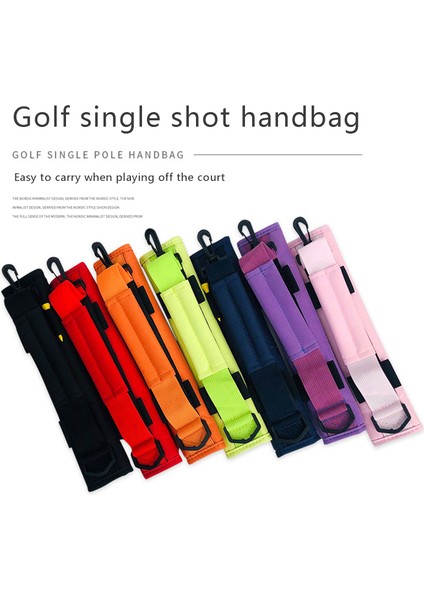 Siyah Stil Yeni Unisex Açık Golf Kulübü Çantası Basit Stil Düz Renk Genişletilmiş Omuz Askısı Taşınabilir Golf Eğitim Cue Saklama Çantası (Yurt Dışından) modelleri