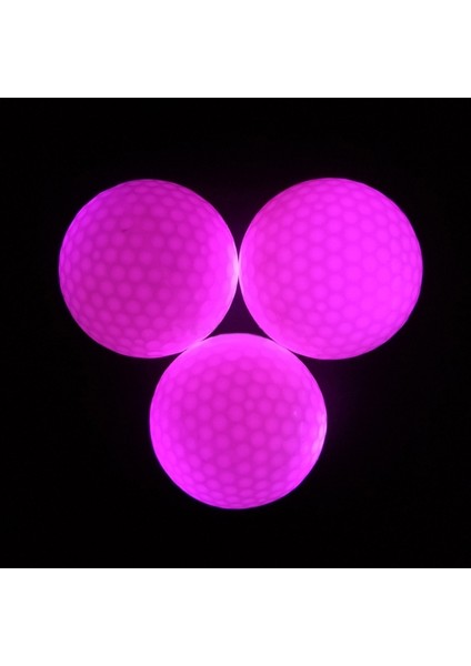 Yeşil Stil Karanlıkta Parlayan 4 Adet Golf Topları Gece Sporu Için LED Işık Up Golf Topları (Yurt Dışından) fırsatları