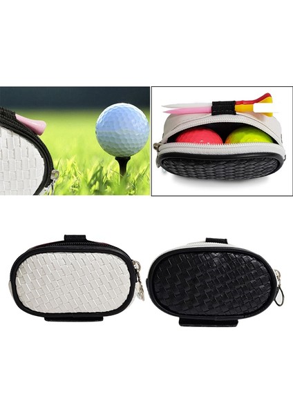 Siyah Stil 2021 Golf Topu Kılıfı Topu Çanta Düzenleyici Vaka Fermuar Golf Aksesuarları Erkekler Kadınlar Için Profesyonel Pro Golf Depolama Aksesuarları (Yurt Dışından) fiyatları