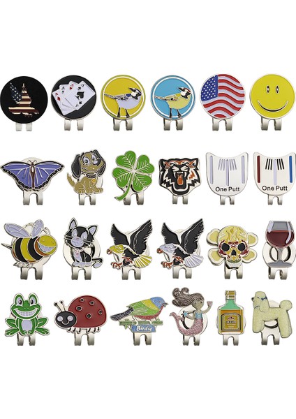 Ey Stil Yeni Varış Golf Marker W Golf Şapka Klipsi Manyetik Alaşım Golf Mark Golf Topu Spor Için (Yurt Dışından) modelleri
