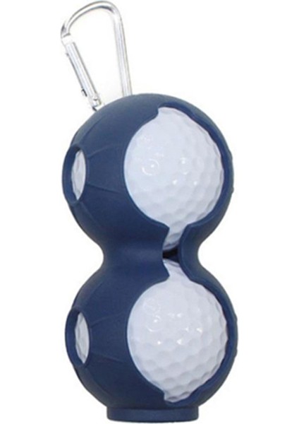 Mavi Stil 1 Adet Golf Topu Koruyucu Kapak Yumuşak Silikon Bel Tutucu Çift Düşmeye Dayanıklı Anahtarlık Golf Aksesuarları 2 Top (Yurt Dışından)