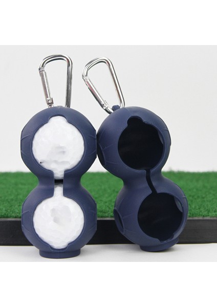 Mavi Stil 1 Adet Golf Topu Koruyucu Kapak Yumuşak Silikon Bel Tutucu Çift Düşmeye Dayanıklı Anahtarlık Golf Aksesuarları 2 Top (Yurt Dışından) modelleri