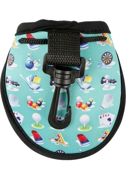 Yeşil Tarzı Taşınabilir Golf Topu Taşıma Çantası Golf Taşıyıcı Golf Topu Tutucu Anahtarlık Kemer Klipsi (Yurt Dışından)