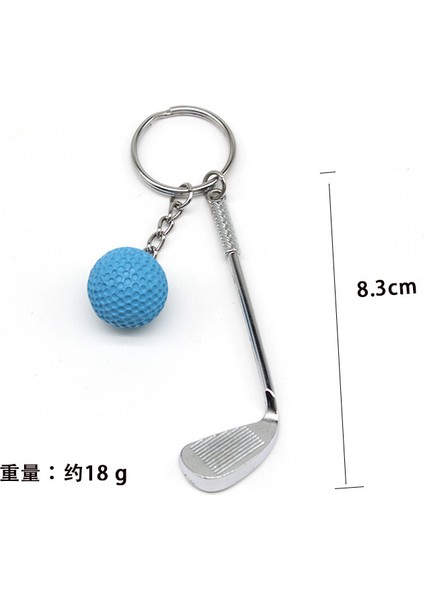 Turuncu Tarzı Spor Severler Için Hafif Golf Topu Kolye Anahtarlık Moda Bölünmüş Anahtarlık (Yurt Dışından) indirimleri