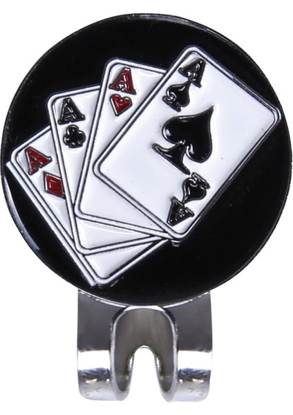 D Tarzı Golf Topu Klipsi Benzersiz Desenler Işaretler Golf Serin Işaretleyiciler Golf Şapkası Klipsi (Yurt Dışından)