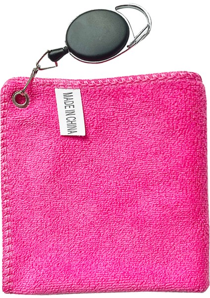 Pembe Tarzı Yetişkin-Üniseks Mikrofiber Golf Havlusu 9.84*9.kancalı Siyah Pamuklu Golf Kulübü Havlusu, 50 Cm'ye Kadar Üstün Yi Çekebilir (Yurt Dışından)