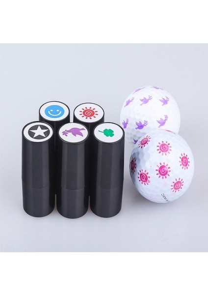 No.4 Stili Golf Topu Pulları Solmaz Çabuk Kuruyan Uzun Ömürlü Stamper Topları Işaretleyici Gösterim Mühür Hediye Golf Aksesuarları (Yurt Dışından) modelleri