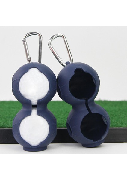 Kırmızı Stil 1 Adet Açık Golf 2 Top Tutucu Yumuşak Silikon Koruyucu Topu Kapak Aksesuarları Karabina ile Spor Alet Paketi Topları Golf (Yurt Dışından) fiyatları