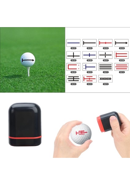 SG12 Stili Çizgi Çizimi Için Golf Topları Çizgi Işaretleyici Path Için Salıncak Ok Işaretleri ve Topların Tanımı (Yurt Dışından) fiyatları