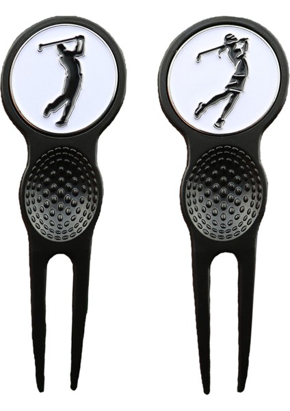 Erkek Tarzı Golf Topu Işaretleyici Divot Metal Bilyalı Çatal Arkadaş Aile Komşuları Hediye Için Kompakt ve Hafif Tasarım Xr-Sıcak (Yurt Dışından) modelleri