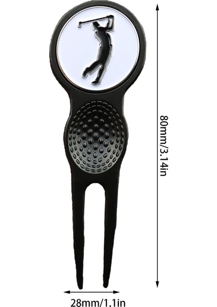 Erkek Tarzı Golf Topu Işaretleyici Divot Metal Bilyalı Çatal Arkadaş Aile Komşuları Hediye Için Kompakt ve Hafif Tasarım Xr-Sıcak (Yurt Dışından) indirimleri