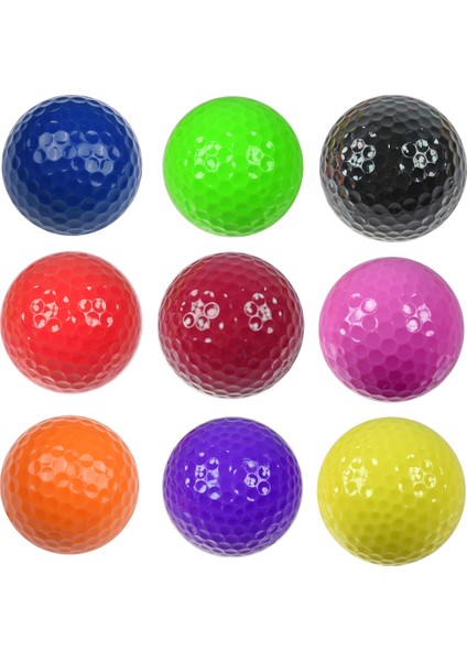 Mor Tarzı Golf Antrenman Topu Çok Renkli Golf Topu Açık Sportsgolf Topu Açık Hava Antrenman Topu Eğitim Yardımcıları Örgü Çanta ile (Yurt Dışından) fırsatları
