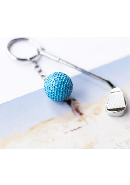 Mavi Stil Golf Anahtarlık Kolye Anma Anahtarlık Kolye Anahtarlık Çanta Araba Anahtarlık Kolye Anahtarlık Hediyeler Yaratıcı Anahtarlıklar (Yurt Dışından)