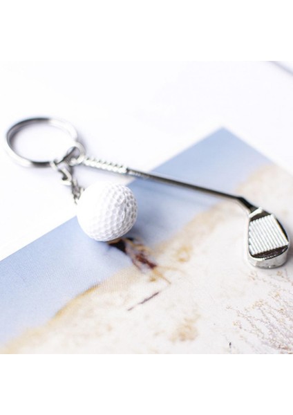 Beyaz Stil Golf Anahtarlık Kolye Anma Anahtarlık Kolye Anahtarlık Çanta Araba Anahtarlık Kolye Anahtarlık Hediyeler Yaratıcı Anahtarlıklar (Yurt Dışından)