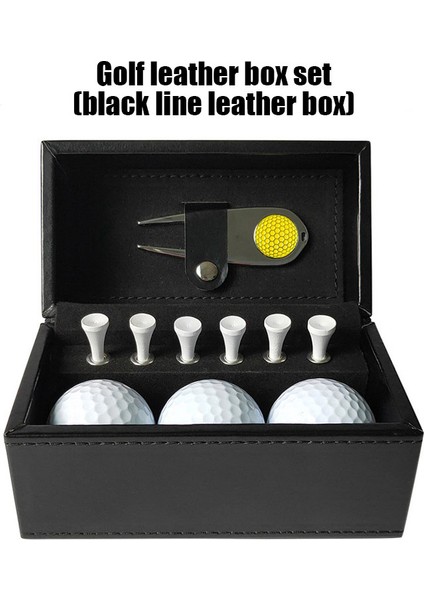 Sarı Stil 3 Parça Golf Topu Seti Ahşap Mandal Aksesuarları Saklama Kutusu ile Set Golf Topu Yeşil Çatal Topu Tırnak Aksesuarları (Yurt Dışından) modelleri