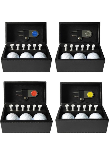 Sarı Stil 3 Parça Golf Topu Seti Ahşap Mandal Aksesuarları Saklama Kutusu ile Set Golf Topu Yeşil Çatal Topu Tırnak Aksesuarları (Yurt Dışından) fırsatları
