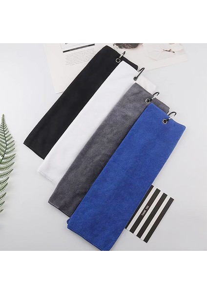 Mavi Stil Mikrofiber Golf Havlusu cm Golf Havlusu Cırt Cırtlı Kullanışlı Golf Temizleme Havlusu Siyah Gri Mavi Beyaz Yeni (Yurt Dışından) indirimleri